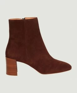 Petite Mendigote Brown Claudette Suede Leather Boots