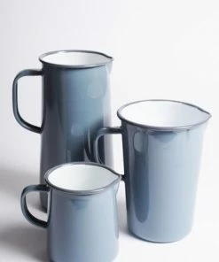 Falcon Enamelware Pigeon Grey 2 Pint Jug