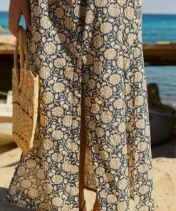 Petite Mendigote Tamara Print Dress - Blue