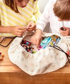 Play and Go Mini Tappeto Portagiochi Rainbow