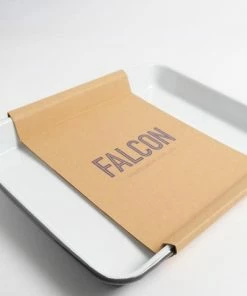 Falcon Enamelware Pigeon Grey Serving Tray