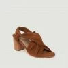 Petite Mendigote Jill Leather Heels Sandals