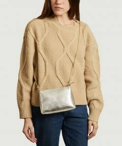 Petite Mendigote Hyperion Metallic Leather Bag