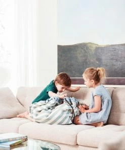 Play and Go Tappeto Portagiochi Righe Verde