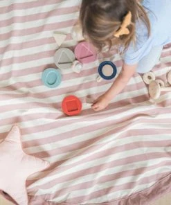 Play and Go Stripes Pink New Toy Storage Bag