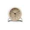 Rosendahl City Hall Table Clock, Sandy Beige
