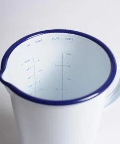 Falcon Enamelware 2 Pint Original White Jug