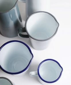 Falcon Enamelware 2 Pint Original White Jug