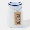 Falcon Enamelware Enamelware Original White Utensil Pot