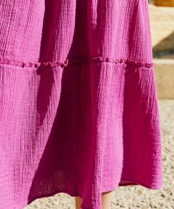Petite Mendigote Laura Gaze Purple Skirt