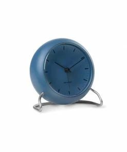 Rosendahl City Hall Table Clock, Stone Blue