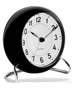 Rosendahl Arne Jacobsen Station Table Clock Black
