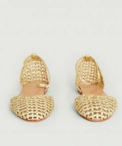 Petite Mendigote Piccolo Preva Leather Flat Sandals