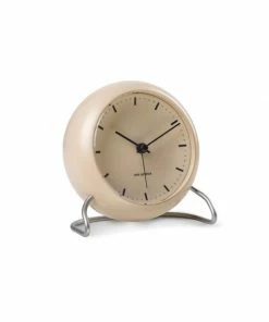 Rosendahl City Hall Table Clock, Sandy Beige