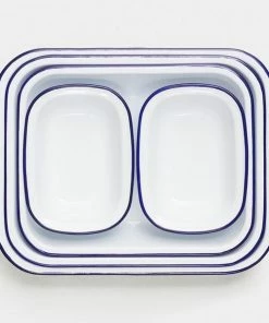 Falcon Enamelware Enamel Bake Set White