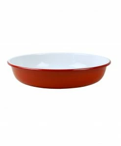 Falcon Enamelware Large Enamel Salad Bowl - Pillarbox Red