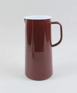 Falcon Enamelware 3 Pint Enamel Jug - Burgundy