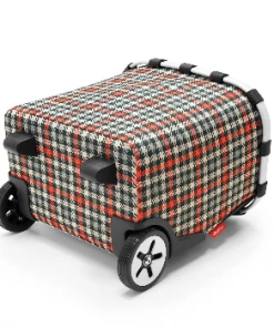 Reisenthel Glencheck Red CARRY CRUISER Shopping Trolley