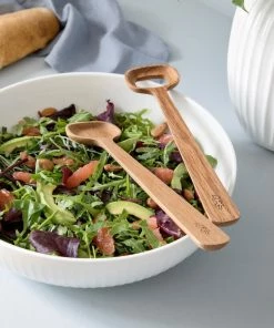 Rosendahl Hammershøi Oak Salad Serving Set