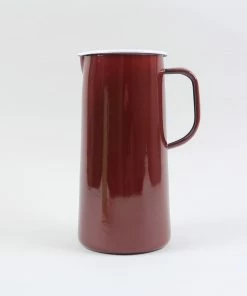 Falcon Enamelware 3 Pint Enamel Jug - Burgundy