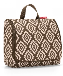 Reisenthel Diamonds Mocha XL Foldable Toilet Bag
