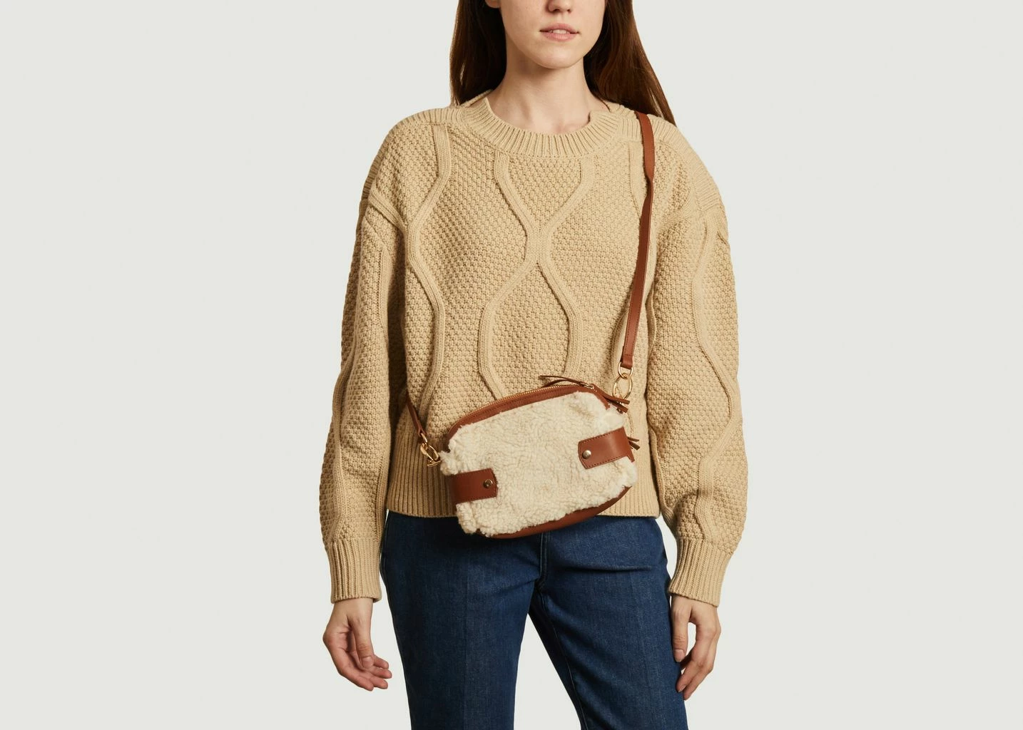 Petite Mendigote Jimmy Faux Fur And Leather Bag 1 Petite Mendigote Jimmy Faux Fur And Leather Bag