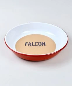 Falcon Enamelware Large Enamel Salad Bowl - Pillarbox Red