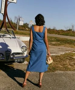 Petite Mendigote Sandy Canard Blue Dress