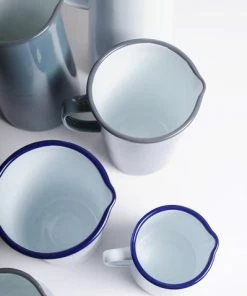 Falcon Enamelware Pigeon Grey 2 Pint Jug