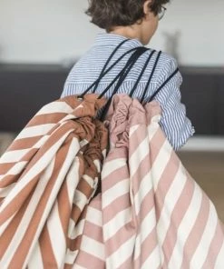 Play and Go Tappeto Portagiochi - New Stripe Pink