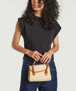 Petite Mendigote Heli Raffia Bag