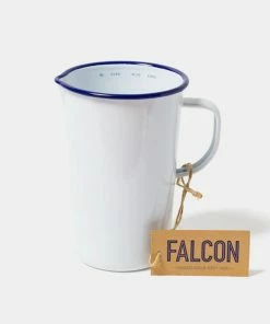 Falcon Enamelware White 2 Pint Jug