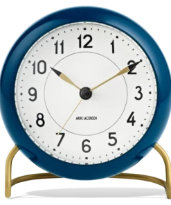 Rosendahl Arne Jacobsen Station Table Clock Teal