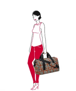 Reisenthel Glencheck Red Allrounder L Shoulder Bag
