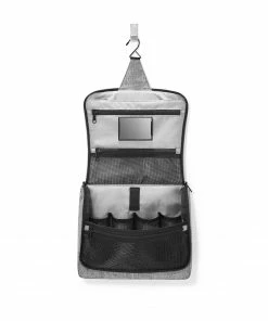 Reisenthel XL Twist Silver Large Foldable Toilet Bag