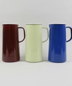 Falcon Enamelware 3 Pint Enamel Jug - Burgundy