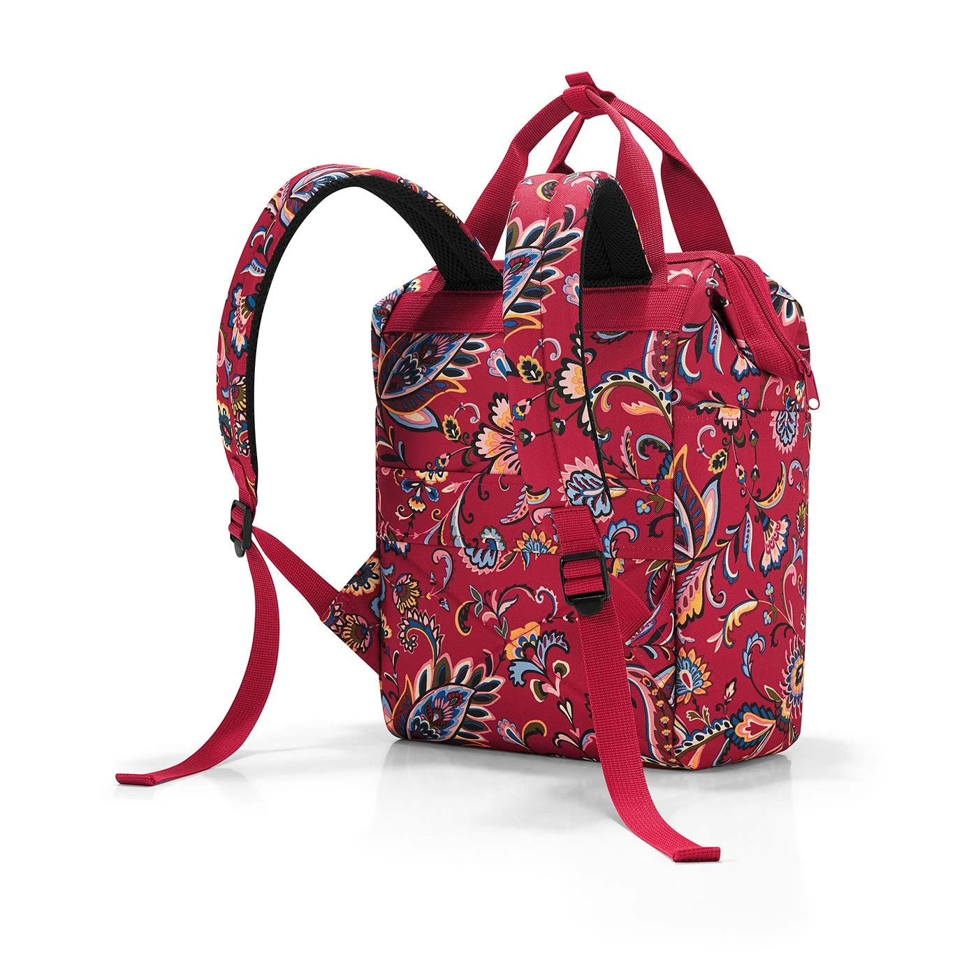 Reisenthel Medium Paisley Red ALLROUNDER R Rucksack 3 Reisenthel Medium Paisley Red ALLROUNDER R Rucksack