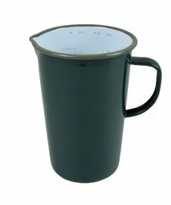Falcon Enamelware 2 Pint Teal Green Enamel Jug