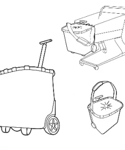 Reisenthel Glencheck Red CARRY CRUISER Shopping Trolley