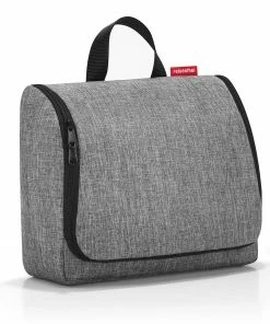 Reisenthel XL Twist Silver Large Foldable Toilet Bag