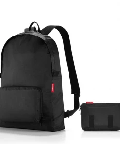 Reisenthel Black Mini Maxi Unisex Rucksack Bag