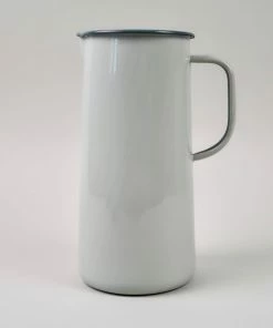 Falcon Enamelware 3 Pint Enamel Jug - Oyster Grey