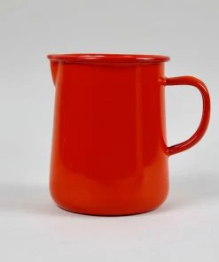 Falcon Enamelware 1 Pint Pillarbox Red Enamel Jug