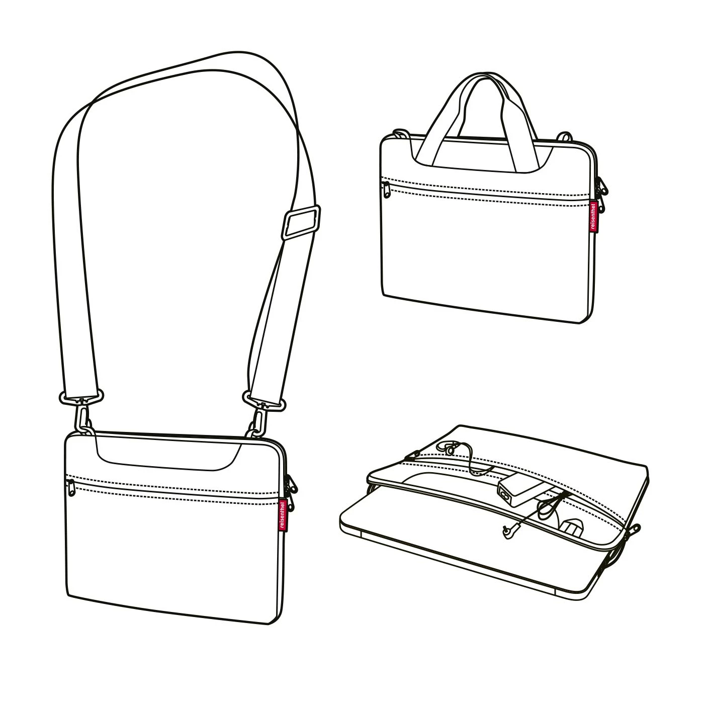 Reisenthel Dark Blue NetbookBag (Laptop Bag) 2 Reisenthel Dark Blue NetbookBag (Laptop Bag)