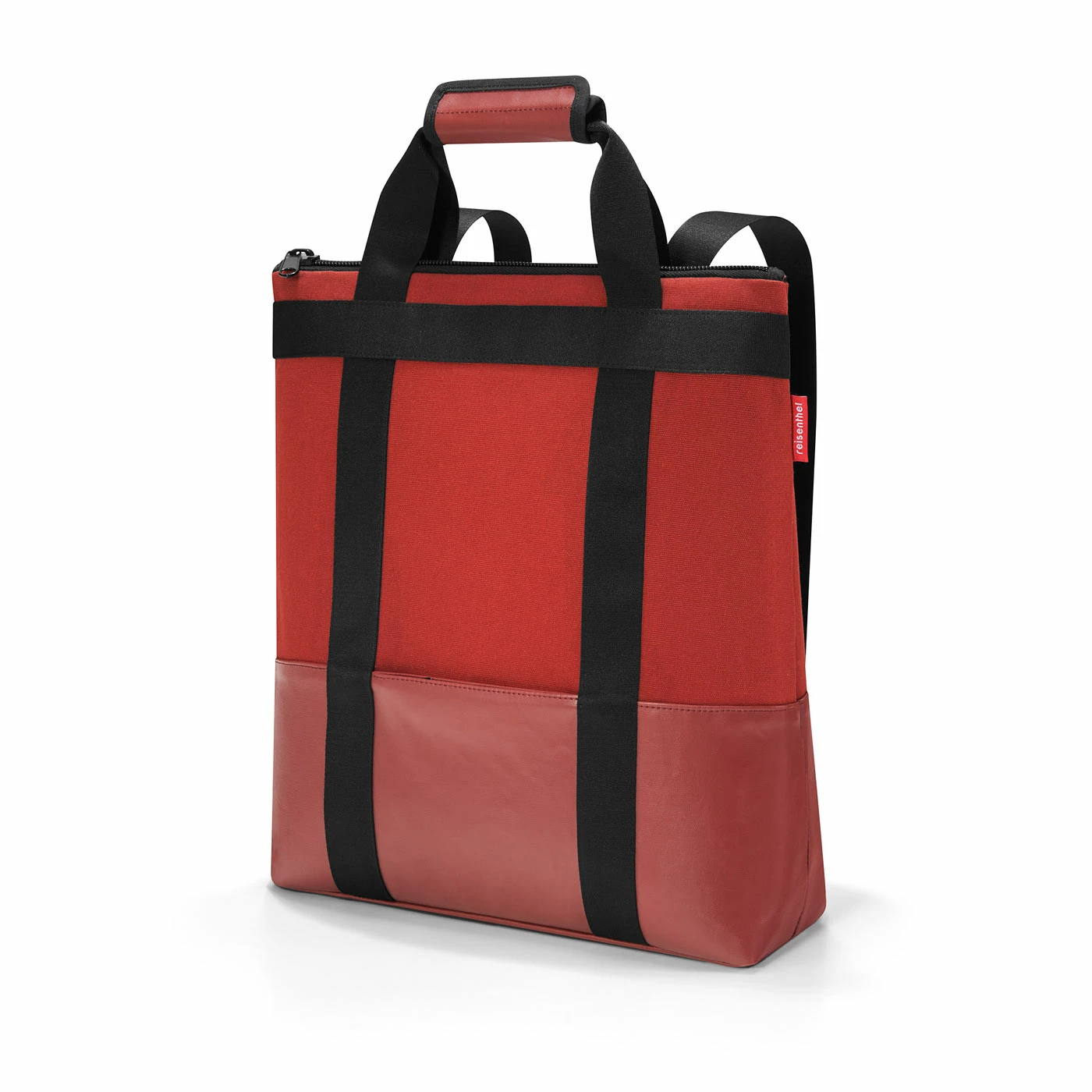 Reisenthel Russet Red CANVAS DAY PACK Rucksack 1 Reisenthel Russet Red CANVAS DAY PACK Rucksack