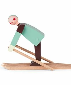 Rosendahl Kay Bojesen Bojie The Boy Skier Wooden Ornament