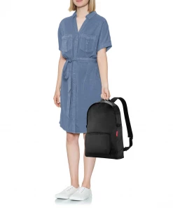 Reisenthel Black Mini Maxi Unisex Rucksack Bag