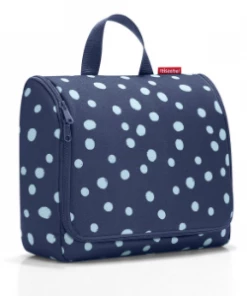 Reisenthel XL Spots Navy Foldable Toilet Bag