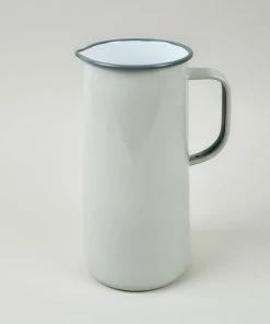 Falcon Enamelware 3 Pint Enamel Jug - Oyster Grey
