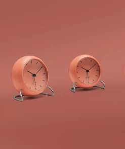 Rosendahl Arne Jacobsen City Hall Table Clock Pale Orange 6 Rosendahl Arne Jacobsen City Hall Table Clock Pale Orange